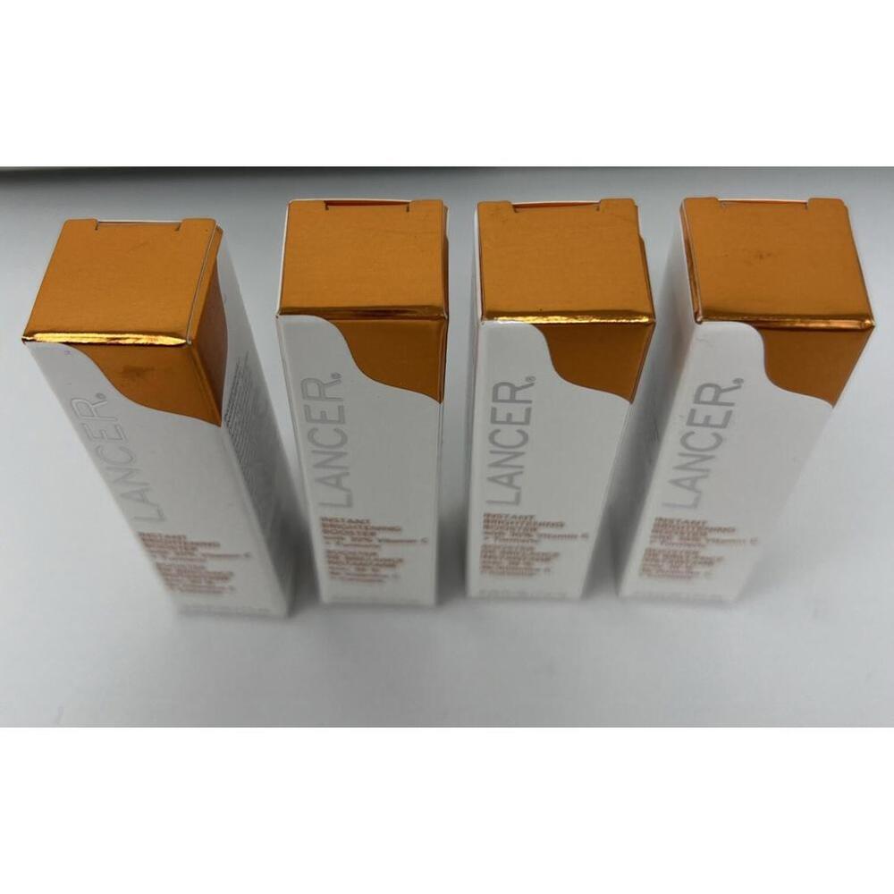 4x Lancer Instant Brightening Booster With 30% Vitamin C + Turmeric 7.5ml  X73